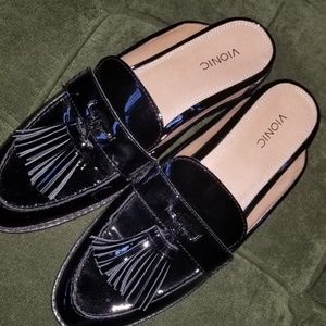 Viconic Patent Leather Mules